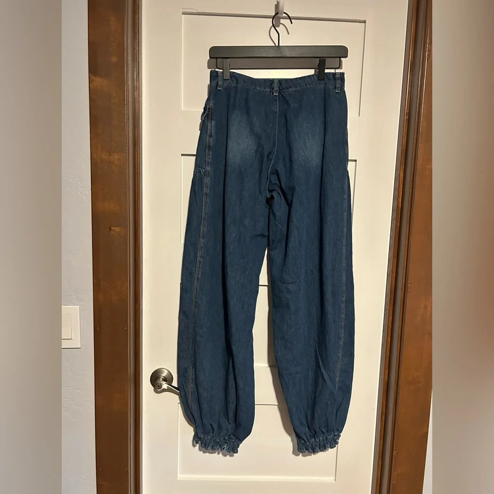 Free People We The Free Lotus Jeans Ballon Mid-Rise jeans Size 27 - Picture 5 of 8